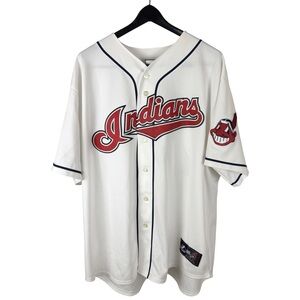 Mens Majestic Athletic Cleveland Indians Victor Martinez MLB Jersey Size 3XL